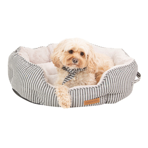 La Doggie Vita Hamptons Stripe Shell Pet Bed | Temple & Webster